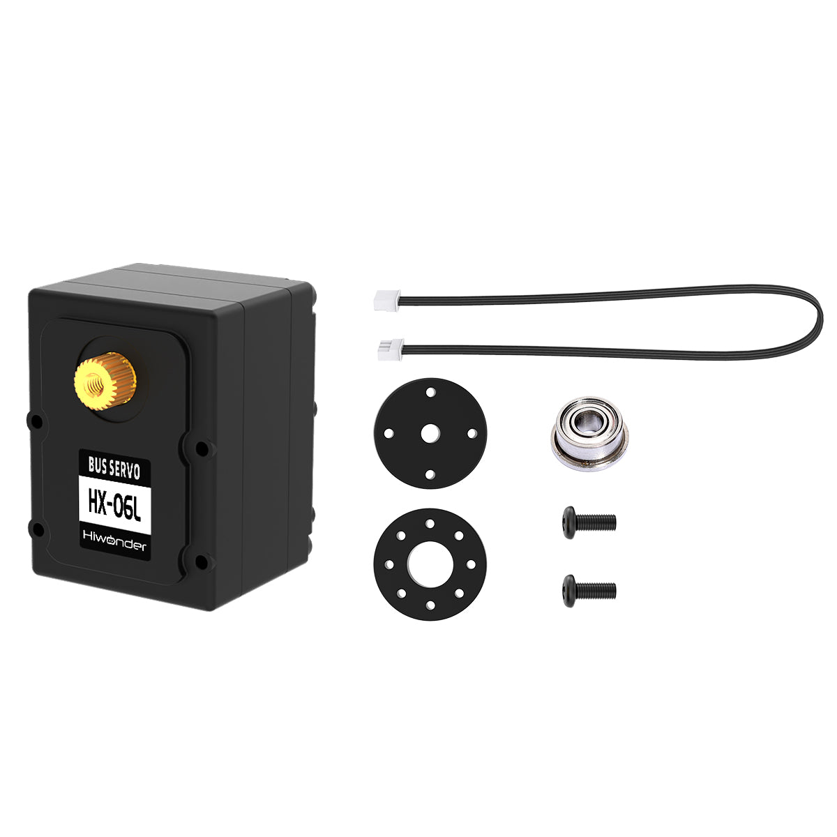 Hiwonder HX-06L Serial Bus Servo With Double Shaft, 6KG Torque and Data Feedback Function Hiwonder HX-06L Serial Bus Servo With Double Shaft, 6KG Torque and Data Feedback Function